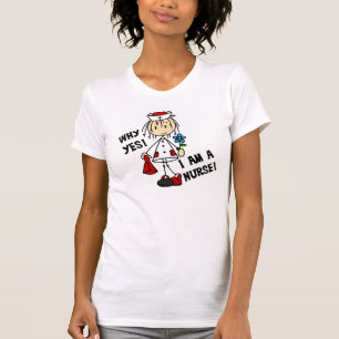 Waarom ik een verpleegster ben t-shirt