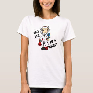 Waarom ik een verpleegster ben t-shirt