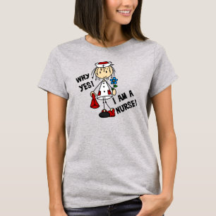 Waarom ik een verpleegster ben t-shirt