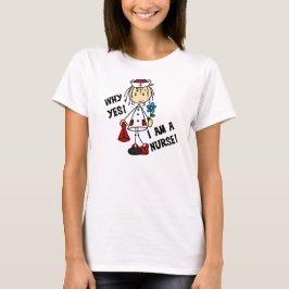 Waarom ik een verpleegster ben t-shirt