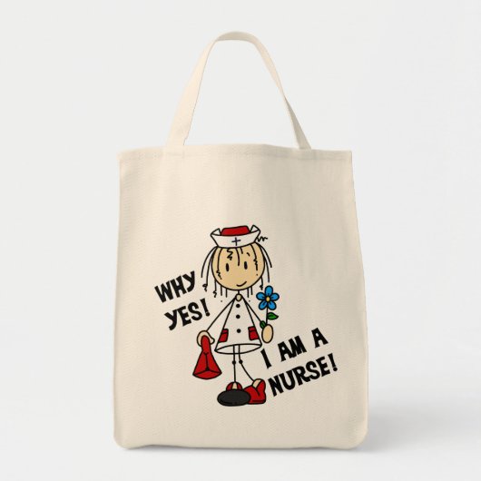 Waarom ik een verpleegster ben tote bag (Voorkant)