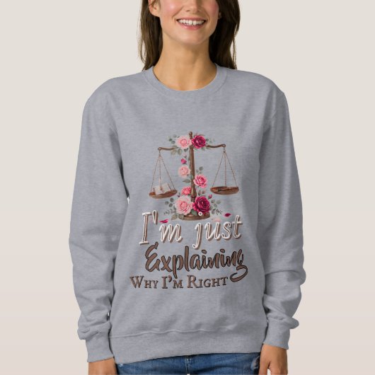 Waarom ik gelijk heb T-shirt (Voorkant)