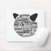 Waarom ik hou van FreeBSD 25th Jubileum Muismat (Met muis)