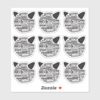 Waarom ik hou van FreeBSD 25th Jubileum Vinyl Stic Sticker