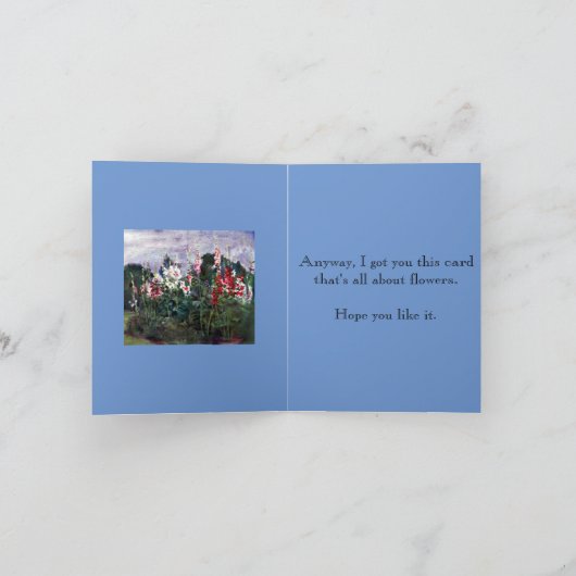 Waarom ik je geen Kaart heb gegeven (Binnen)