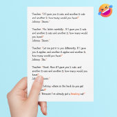 Waarom ik niet hou van grappige Wiskunde leraar Ne Feestdagen Kaart