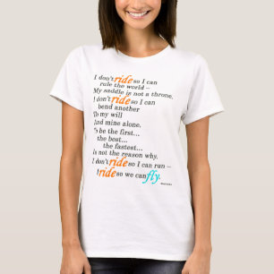 Waarom ik ride t-shirt