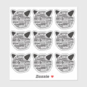 Waarom ik van FreeBSD houd 25th Anniversary Vinyl  Sticker (Vel)