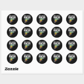 Waarom ik verlies bij Bowling Ronde Sticker (Vel)