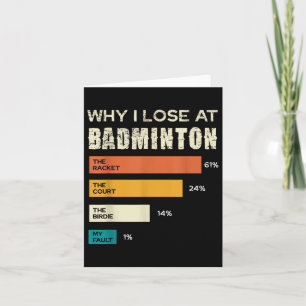 Waarom ik verlies met badminton: het racketveld  kaart