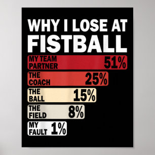 Waarom ik verlies met veldhockey - grappig, mijn f poster