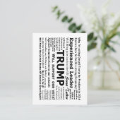 Waarom ik voor Donald Trump stem Briefkaart (Staand voorkant)