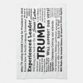 Waarom ik voor Donald Trump stem Theedoek (Verticaal)