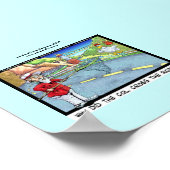 Waarom is Chicken Cross Road niet? Funny Canvas Pr Poster (Hoek)