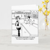 Waarom is de Handtekening van de Doctor leesbaar? Kaart (Gele Bloem)