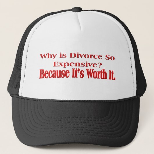 Waarom is Divorce zo duur Trucker Pet (Voorkant)