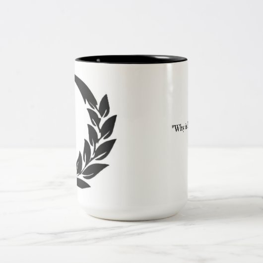 Waarom is Feanor een mod? Tweekleurige Koffiemok (Center)