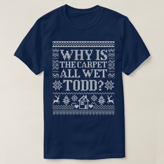 Waarom is het huisdier nat t-shirt (Design voorkant)