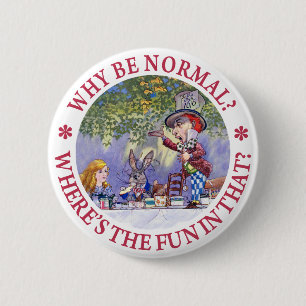 WAAROM IS HET NORMAAL? RONDE BUTTON 5,7 CM