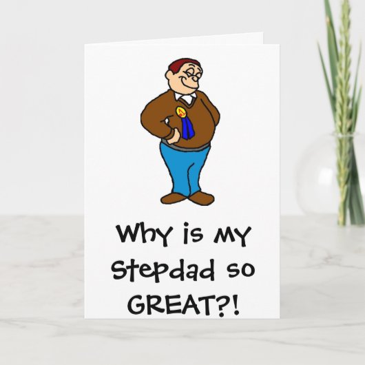 Waarom is mijn stiefvader zo GOED?! Kaart (Voorkant)