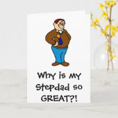 Waarom is mijn stiefvader zo GOED?! Kaart (Gele Bloem)