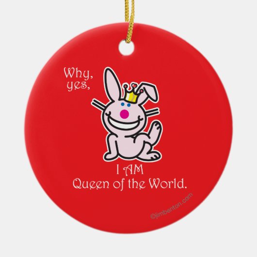 Waarom ja keramisch ornament (Voorkant)