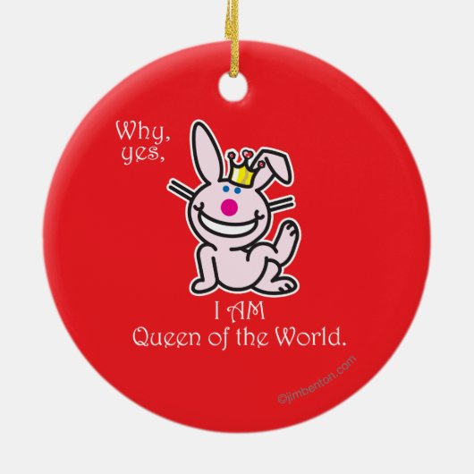 Waarom ja keramisch ornament (Achterkant)