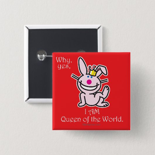 Waarom ja vierkante button 5,1 cm (Voorkant /achterkant)