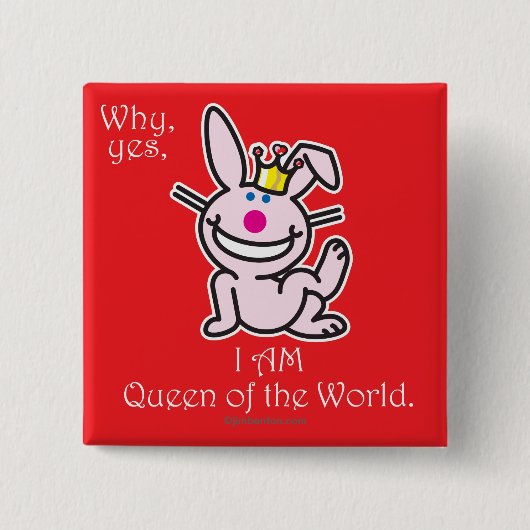 Waarom ja vierkante button 5,1 cm (Voorkant)