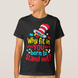 Waarom je aanpassen als je geboren bent om op te v t-shirt