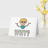 Waarom? Kaart (Gele Bloem)