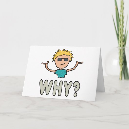 Waarom? Kaart (Voorkant)