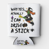 Waarom kan ik eigenlijk een kleine grappige heks b blikjeskoeler (Voorkant)