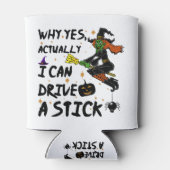 Waarom kan ik eigenlijk een kleine grappige heks b blikjeskoeler (Achterkant)