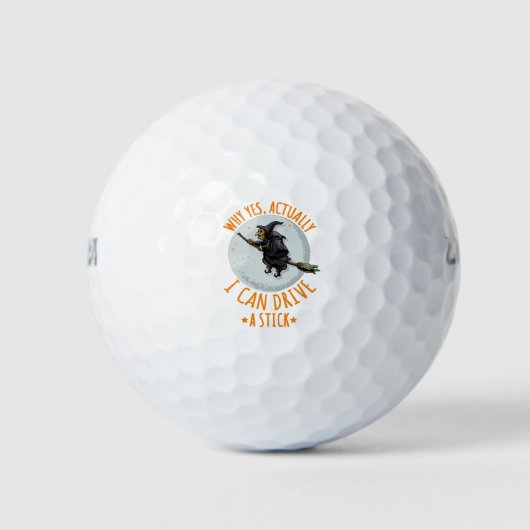 Waarom kan ik eigenlijk een kleine grappige heks b golfballen (Voorkant)
