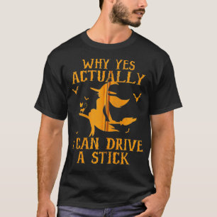 Waarom kan ik eigenlijk een tikje rijden? t-shirt