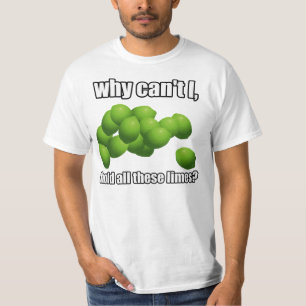 Waarom kan ik niet al deze limieten vasthouden? t-shirt