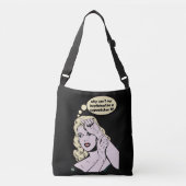 "WAAROM KAN MIJN BOYFRIEND NIET EEN KOPWATCHER ZIJ CROSSBODY TAS (Voorkant)