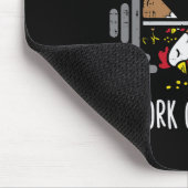 Waarom kip naar de sportschool gaat Funny Workout  Muismat (Hoek)