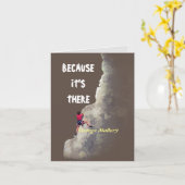 Waarom klimmen? - Omdat het er is Kaart (Gele Bloem)