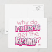 Waarom krijg ik altijd de Baby Briefkaart (Voorkant / Achterkant)