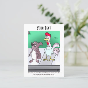 Waarom kruisen eekhoorns wegen Briefkaart