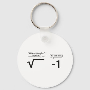 Waarom kunnen we niet samen zijn? Het is complex. Sleutelhanger