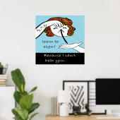 Waarom leren ondertekenen poster (Thuiskantoor)