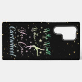 Waarom loop je als je touwgymnastiek kan dragen samsung galaxy hoesje (Achterkant horizontaal)