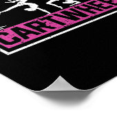 Waarom lopen als je een cartwheel kunt maken poster (Hoek)