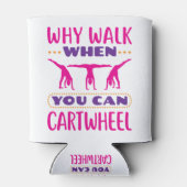 Waarom lopen als je een draai kan maken blikjeskoeler (Achterkant)