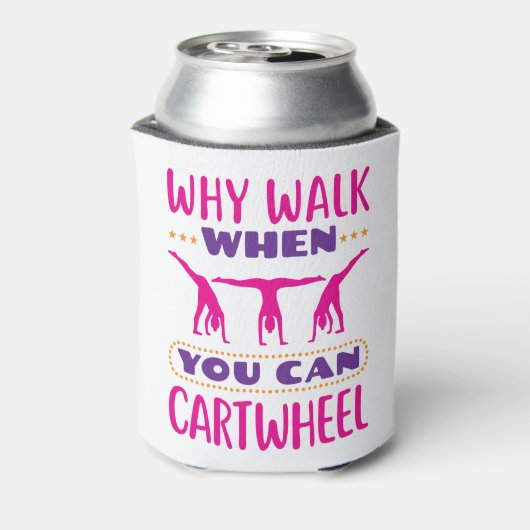 Waarom lopen als je een draai kan maken blikjeskoeler (Blikje Achterkant)