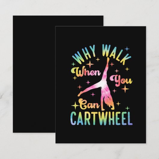 Waarom lopen als je een draai kan maken informatiekaartje (Voorkant / Achterkant)