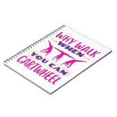 Waarom lopen als je een draai kan maken notitieboek (Linkerzijde)